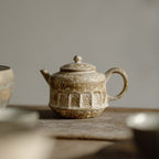 Dunhuang Bronze-Green Gosu Glazed Handheld Teapot - Rouseclay