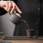 Dunhuang Handcrafted Coarse Pottery Teapot - Rouseclay