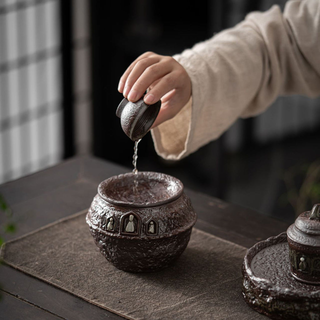 Dunhuang Primitive Coarse Pottery Tea Tasting Cup - Rouseclay