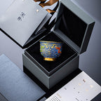 Hand-Hammered Textured Cloisonné "Kui Dragon" Master's Tea Cup - Rouseclay