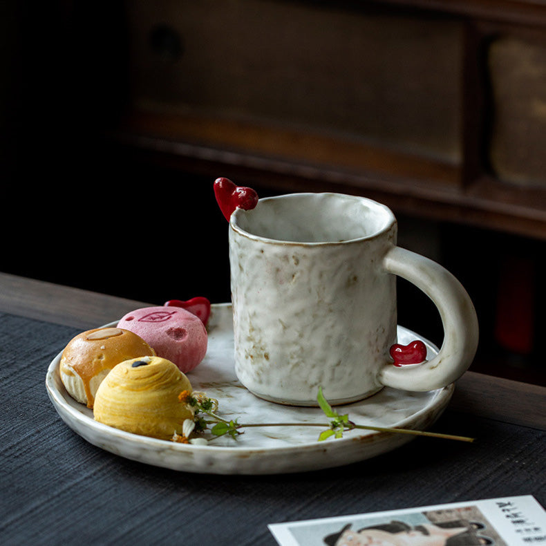 Coarse Clay Gosu "Sweetheart" Coffee Cup - Rouseclay