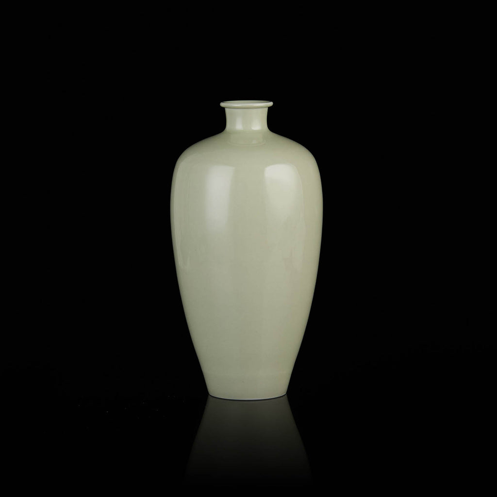 Ou Celadon Handmade Meiping Vase