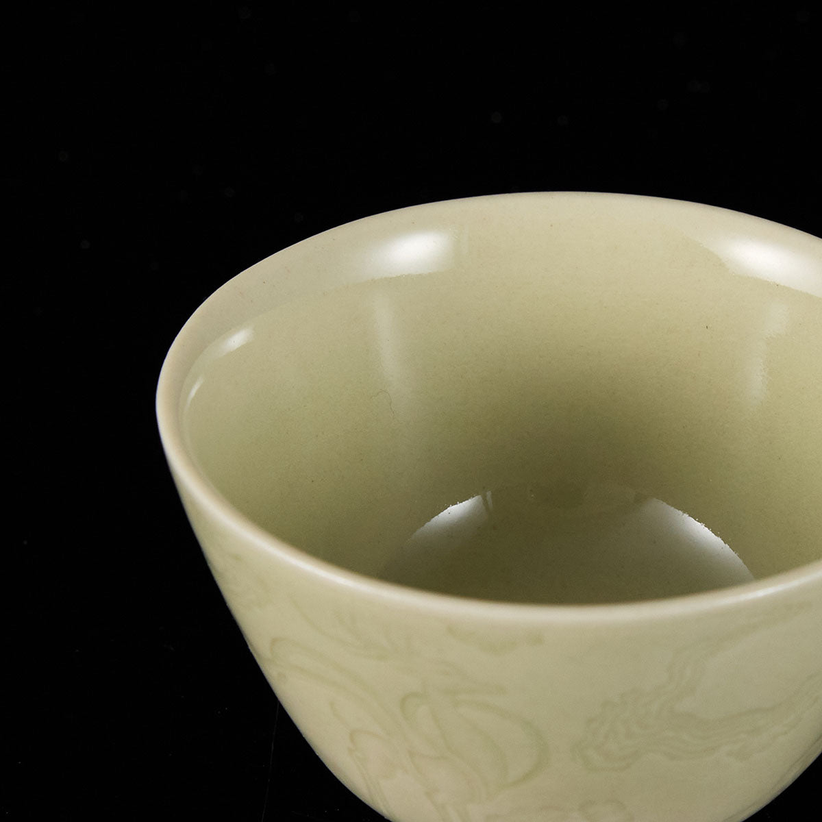 Ou Kiln Celadon “Seeking the Path” Teacup studio celadon ceramic tea cup collector piece