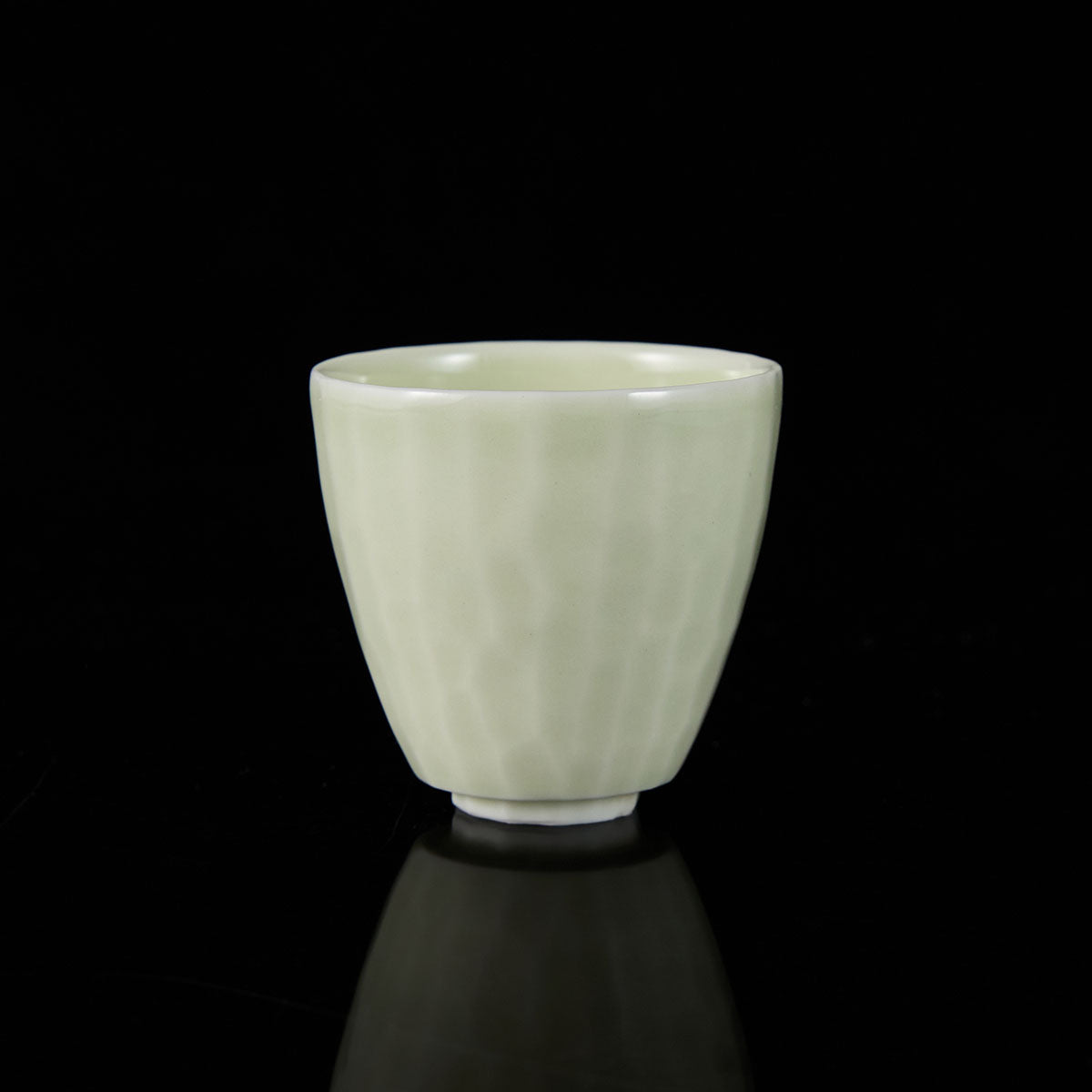 Ou Kiln Hammered Texture Celadon Teacup handmade celadon tea cup Chinese ceramic gongfu teacup
