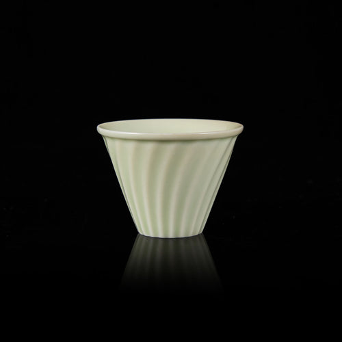 Ou Kiln Tidal Pattern Celadon Teacup handmade Chinese ceramic gongfu teacup