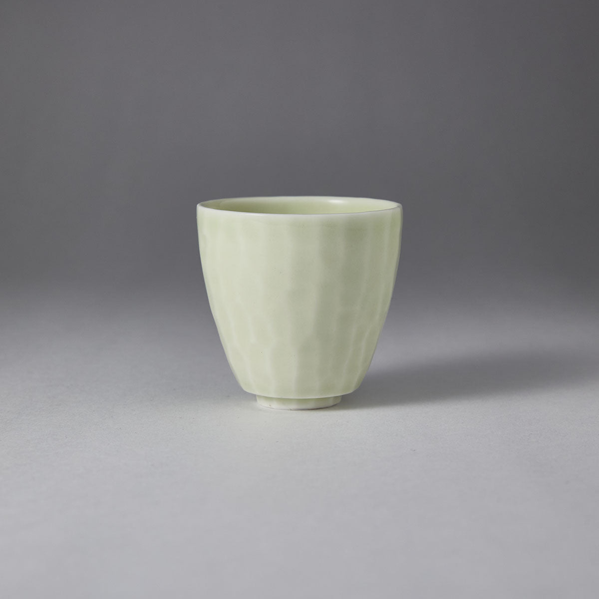 Ou Kiln Hammered Texture Celadon Teacup studio celadon ceramic tea cup collector piece