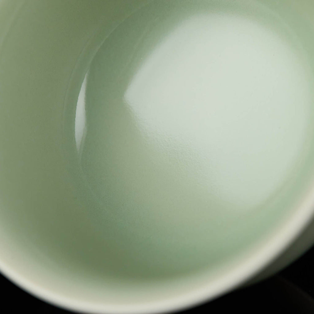 Yongle Style Press-Hand Handmade Chinese Tea Cup glaze texture handmade Chinese ceramic teacup